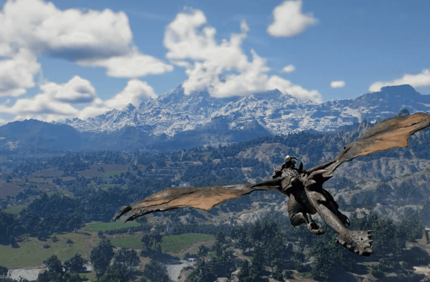 flying dragons in crimson desert